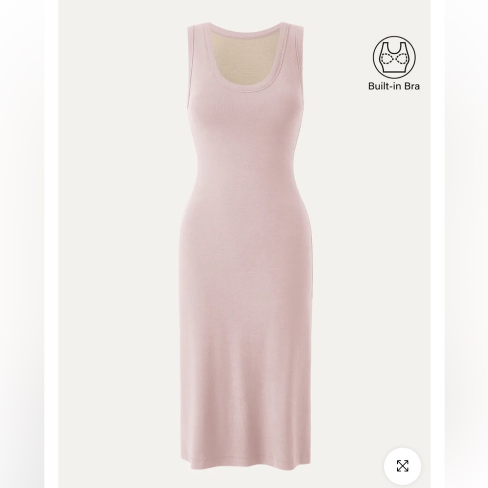 OGL Scoop Neck New Airy Brami Tank Dress